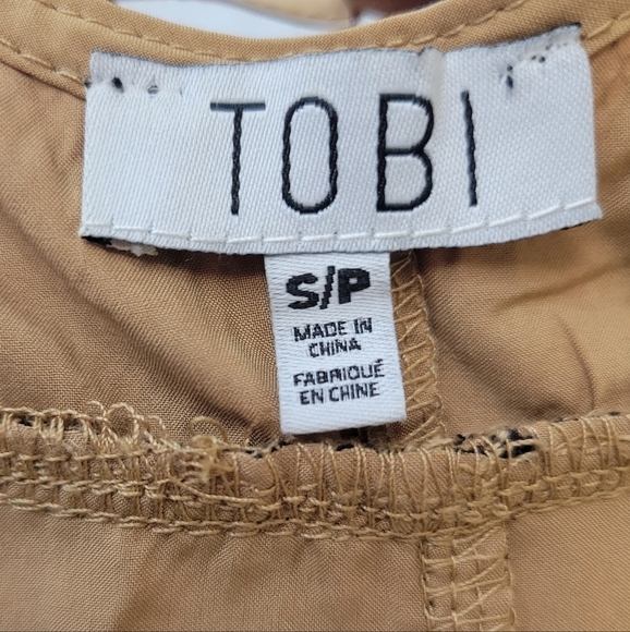 Tobi Lace Up Mini Dress Size Small - Picture 8 of 9